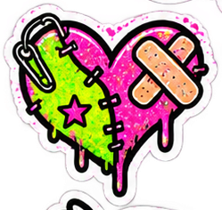 Broken heart logo