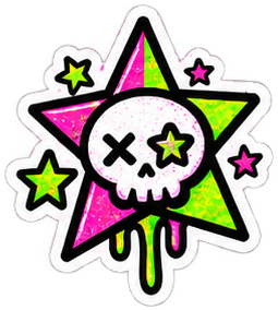 Candy skull star